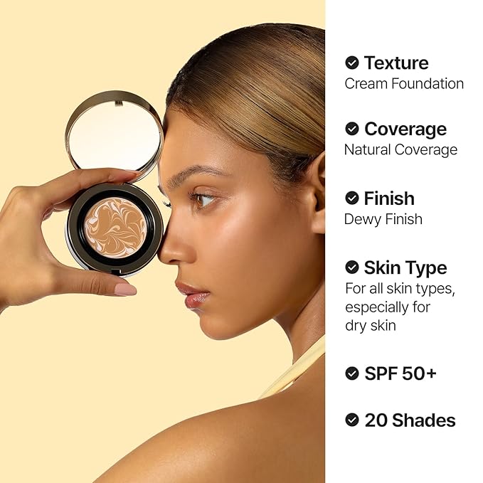 [NEW] AGE20'S Signature Essence Pact | 23W BEIGE | Vegan Korean Cushion Foundation | Pack of 1 | Cream Foundation, Dewy & Glow Finish, Natural Coverage, SPF 50+