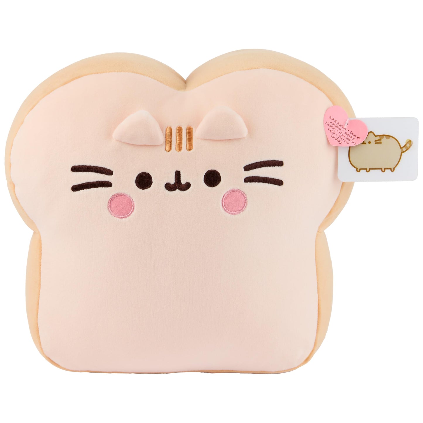 GUND Pusheen’s Kitchen: White Bread Squisheen Plush, Squishy Toy Food Stuffed Animal for Ages 8 and Up, Brown, 11”