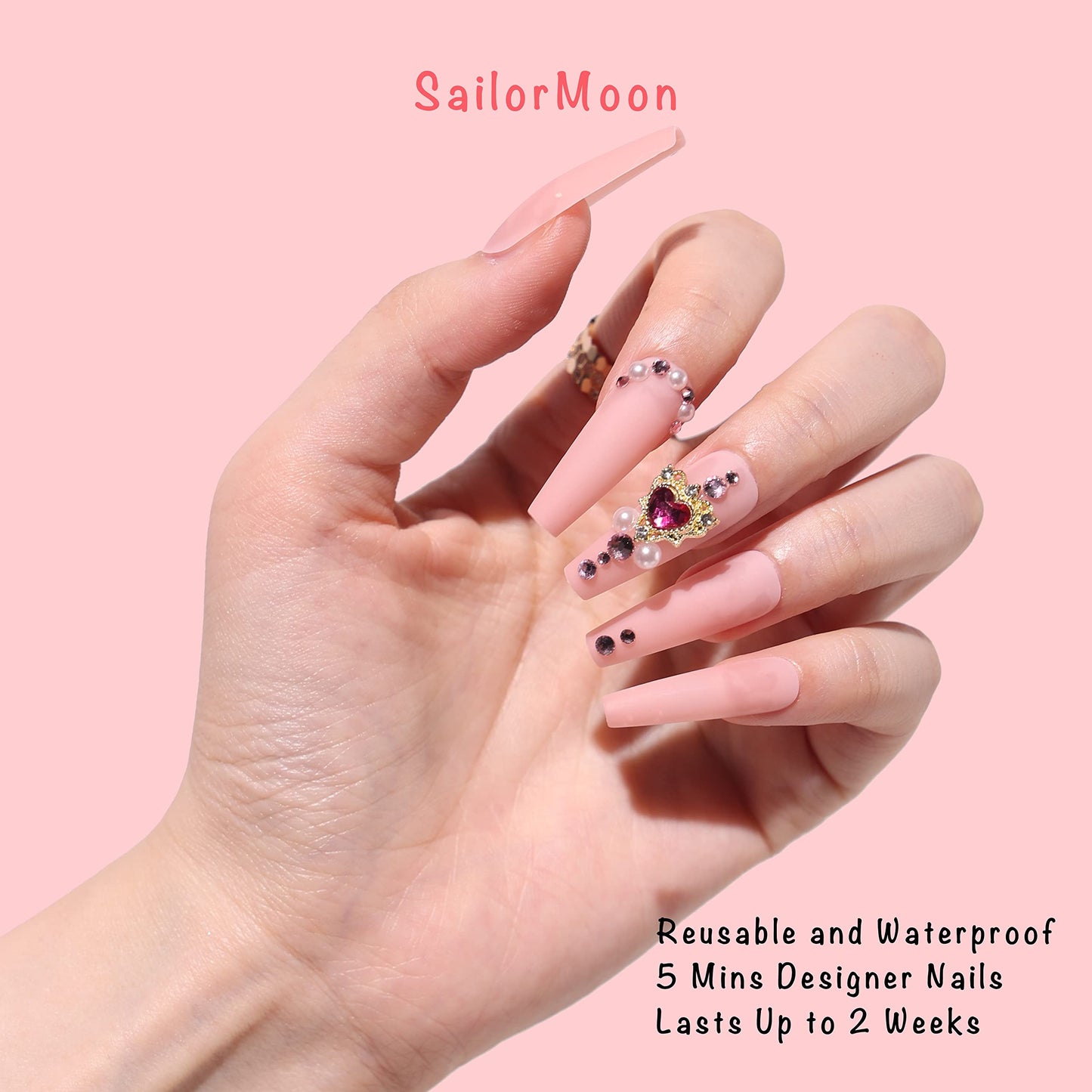 Jealousy-press on nails-easy to apply-super cute-press ons-last long-press on nails short-press on nails long-press on nails coffin-fake nail-press on nails medium length-acrylic press on nails coffin