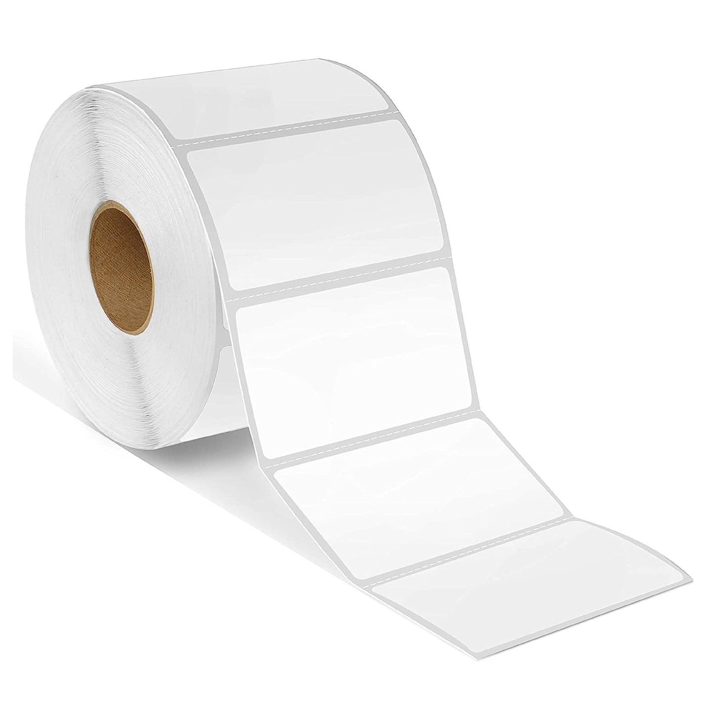 Spartan Industrial - 2.25" X 1.25" Direct Thermal Labels (10 Rolls, 1000/Roll) Perforated Barcode Address Labels - Compatible with Rollo and Zebra Desktop Printers
