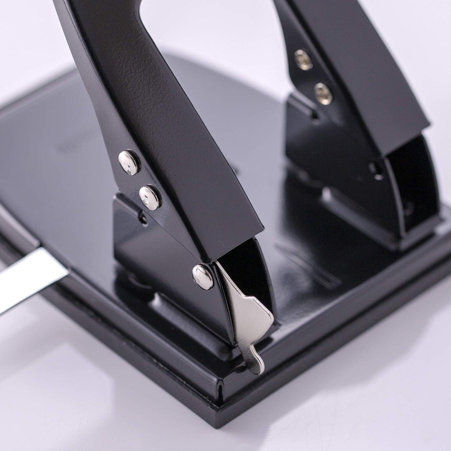 Smowfes Professional Two Hole Punch and Hole Puncher for Paper | 30 Sheets Capacity, Black (90079)