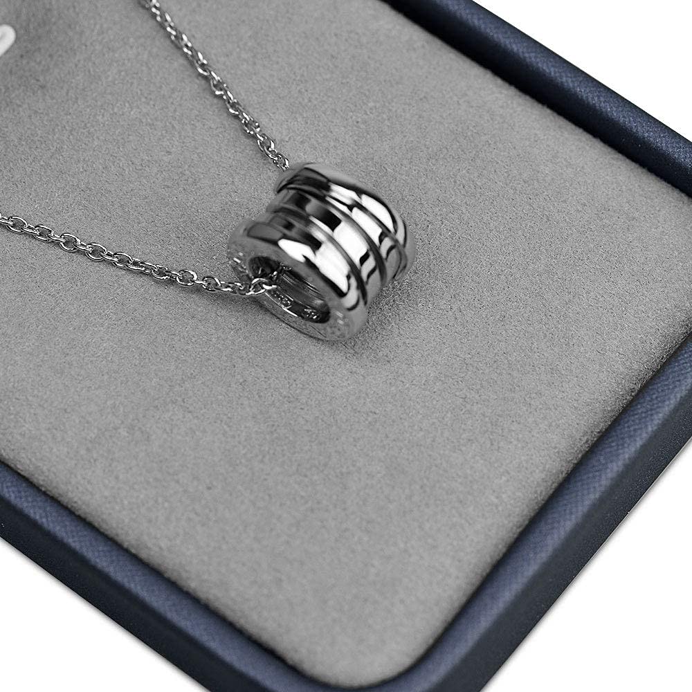 Woodten Premium PU Leather Necklace Gift Box Vintage Necklace/Pendant Storage Box Microfiber Interior Women Jewelry Pendant Packaging