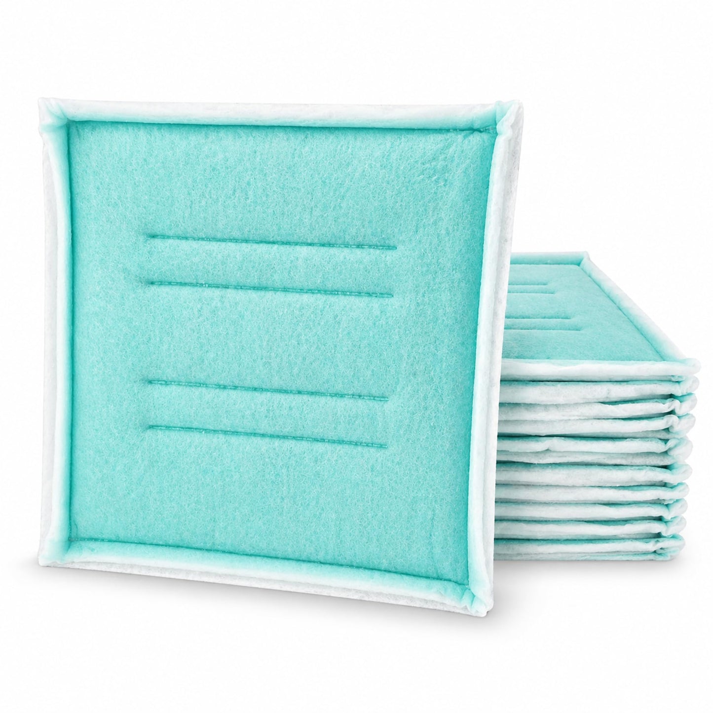 wioboy Paint Spray Booth Intake Filter Pad, 20" x 20" (20/case) Tacky Panel with Internal Wire Frame