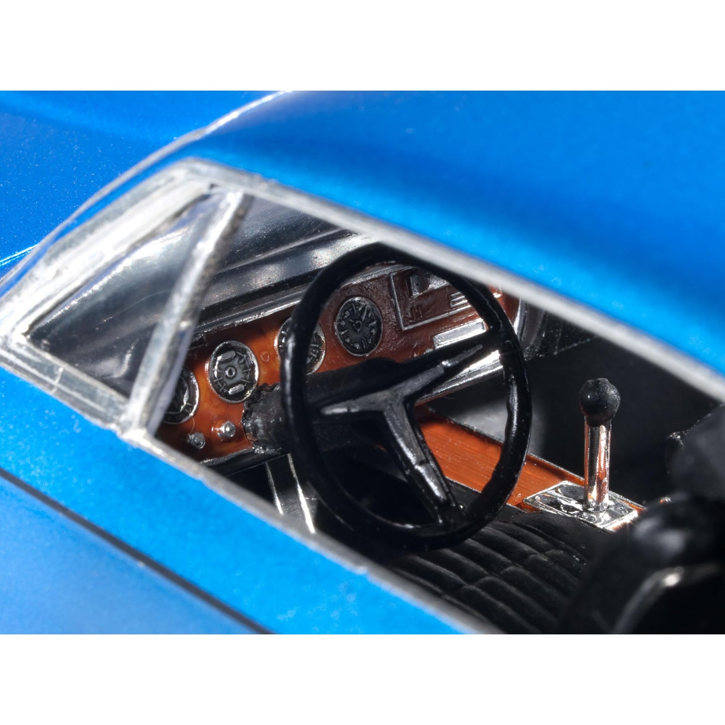 MPC: 1:25 Scale Model Kit - 1967 Pontiac GTO - Blue, 85+ Parts - Skill Level 2, Authentic Vehicle Building Kit, Replica Classic Car, Age 14+