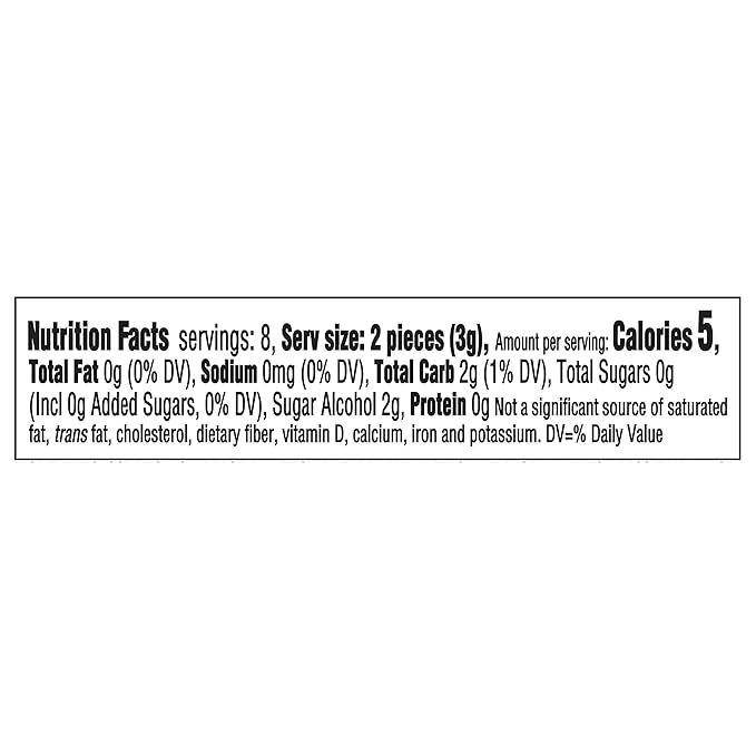Dentyne Ice Arctic Chill Sugar-Free Chewing Gum, 9 Packs of 16 Pieces (144 Total Pieces)