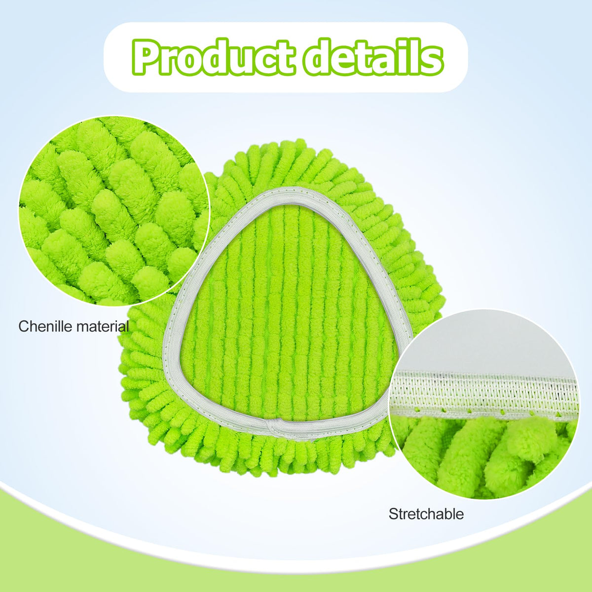 Mop Heads Replacements Compatible with O (4 Count)