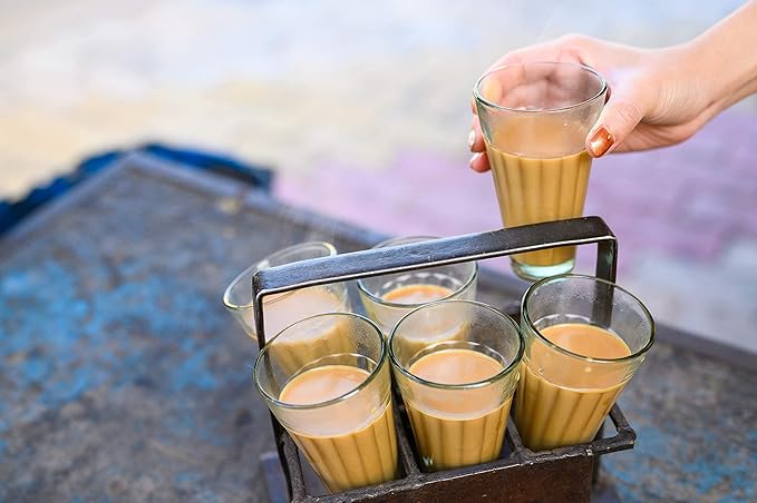 QuikTea Masala Chai Tea Latte – 10 Count, Bold Masala Flavor, Naturally Caffeine-Light, No Preservatives – Just Add Hot Water