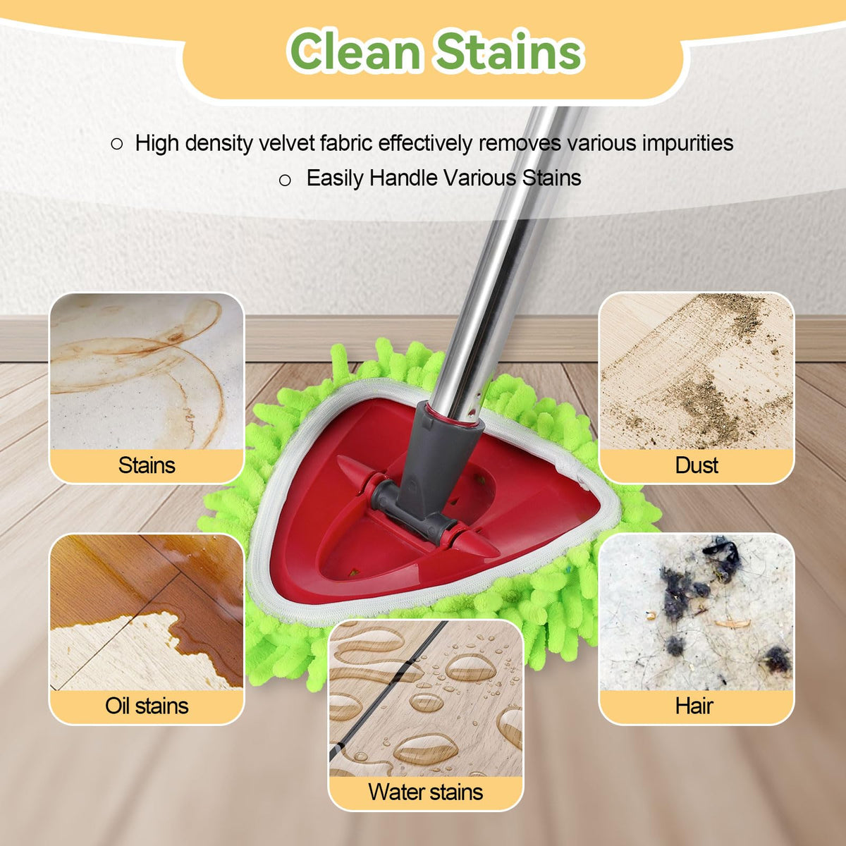 9 Pack Reusable Microfiber Mop Pads Compatible with O (9 Count)