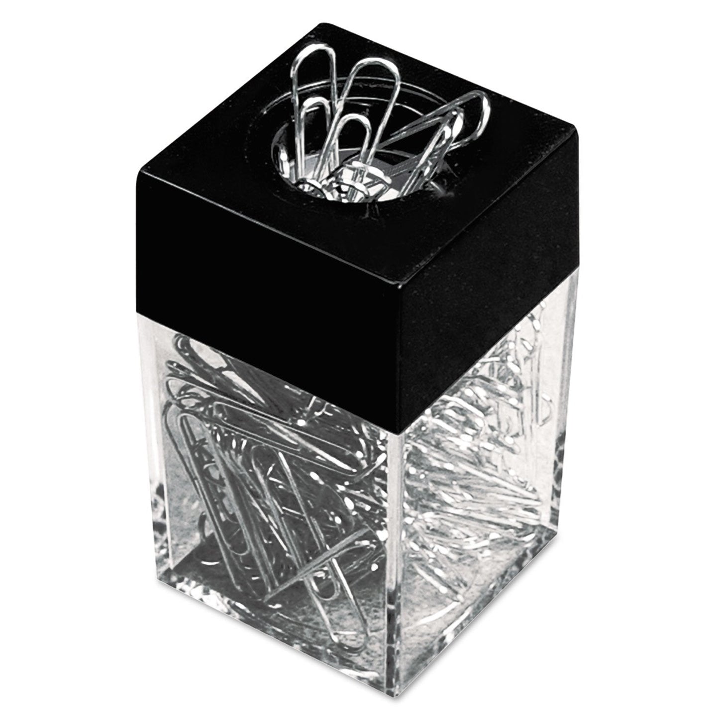 Paper Clip Dispenser, Magnetic Paper Clip Holder – Compact Size fits Perfectly on Your Desk or Table – Great for School, Office - 6 Pack