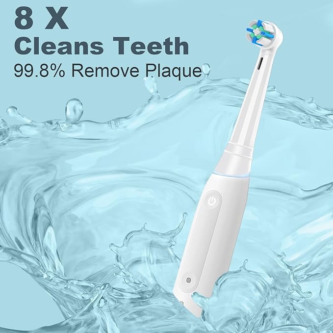 12 Pack IO Replacement Heads Compatible with Oral B IO 2/3/4/5/6/7/8/9/10/Deep Clean Series Electric Toothbrushes, Brush Heads Compatible with Oral B iO (Black/White)