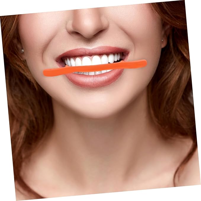 NOLITOY 2pcs Silicone Smile Trainer Mouth Muscle Tightener for Youthful Facial Safe Material for Speech Improvement and Lip Shaping Exercise