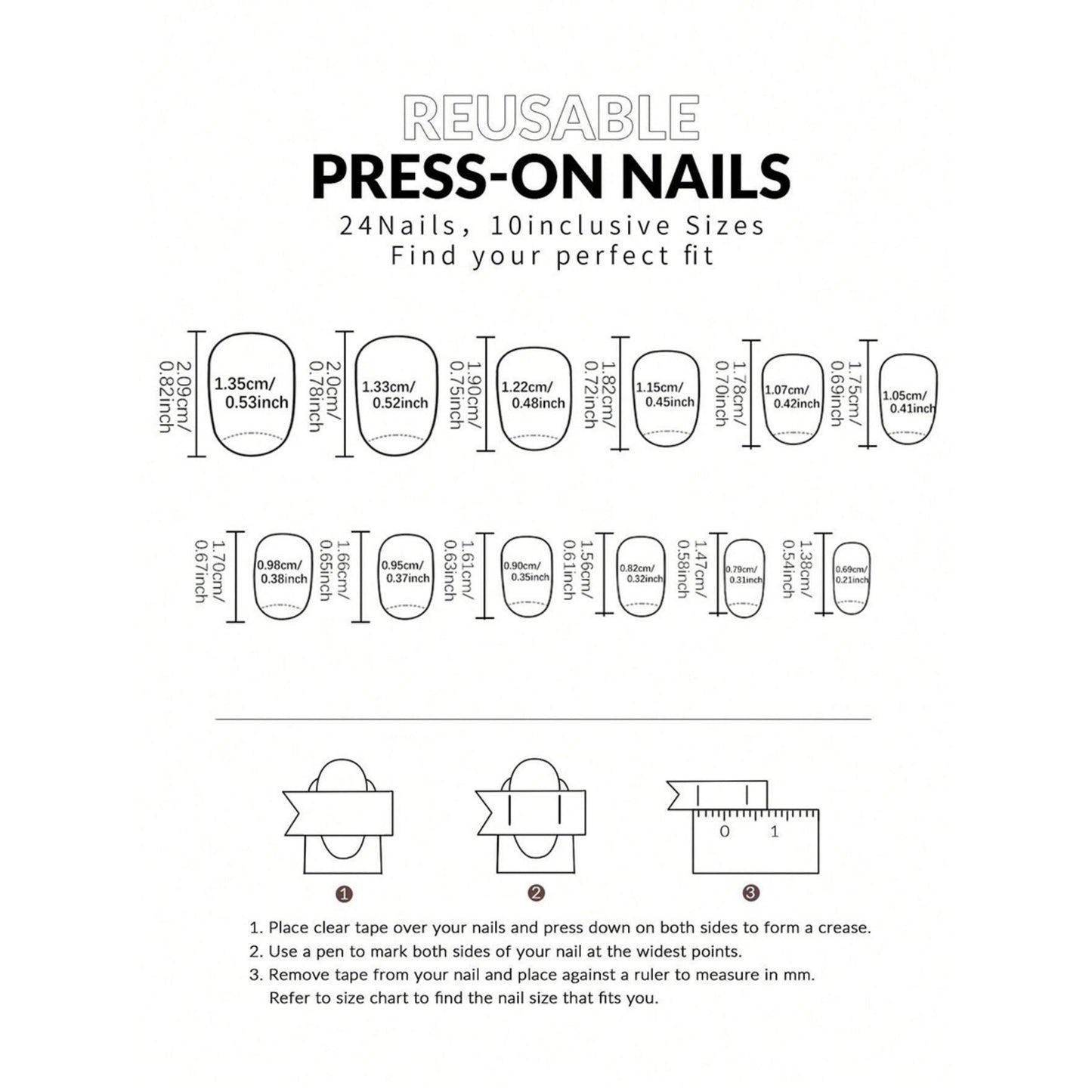 Short Press on Nails Almond Fake Nails Blue Acrylic Nail Press ons Seeneey Multicolor Beach Stick on Nail for Women 24pcs