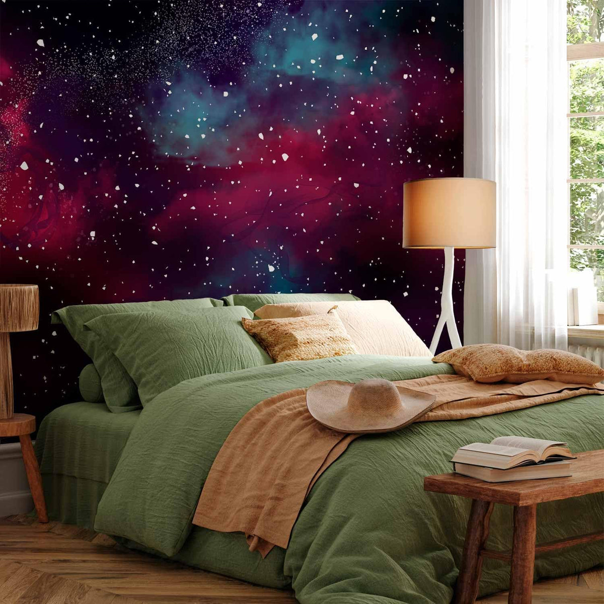 artgeist Wall Mural Space 98x69 in - Non-Woven Wallpaper Fleece Wall Decor Photo Print Picture Image Design Home Mural Galaxy Universe Cosmos Sky a-A-10326-a-a