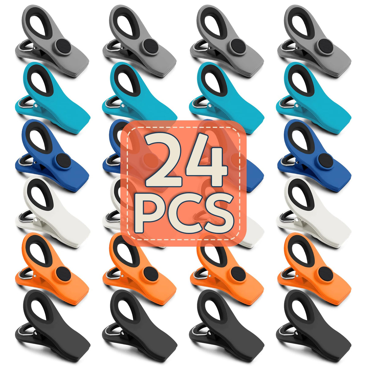 Chip Clips Bag Clips for Chips (24 Count)