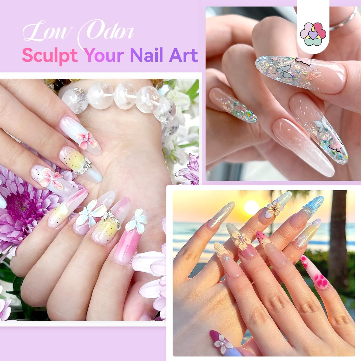 SAVILAND Acrylic Nail Kit: 2026 Hema-free Bio-based All-in-1 Nail Kit with Clear White Pink Acrylic Powder EMA Monomer Nail Drill Full Tools For Beginners Extension Carving Home DIY