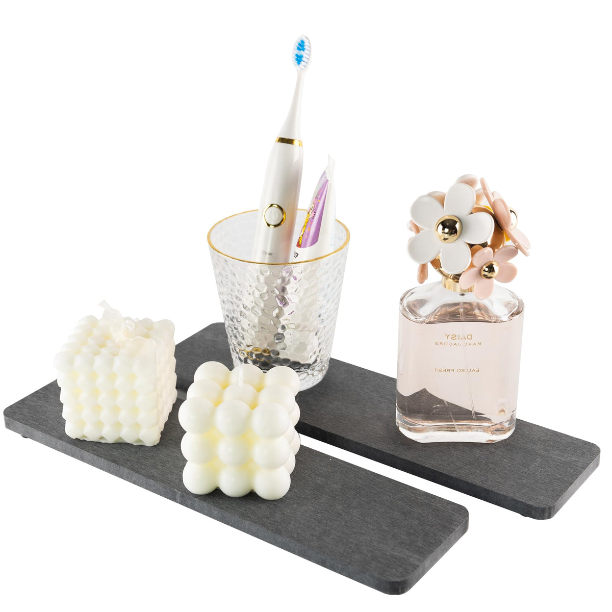 2 Pcs Sink Stone Soap Trays (2 Count)