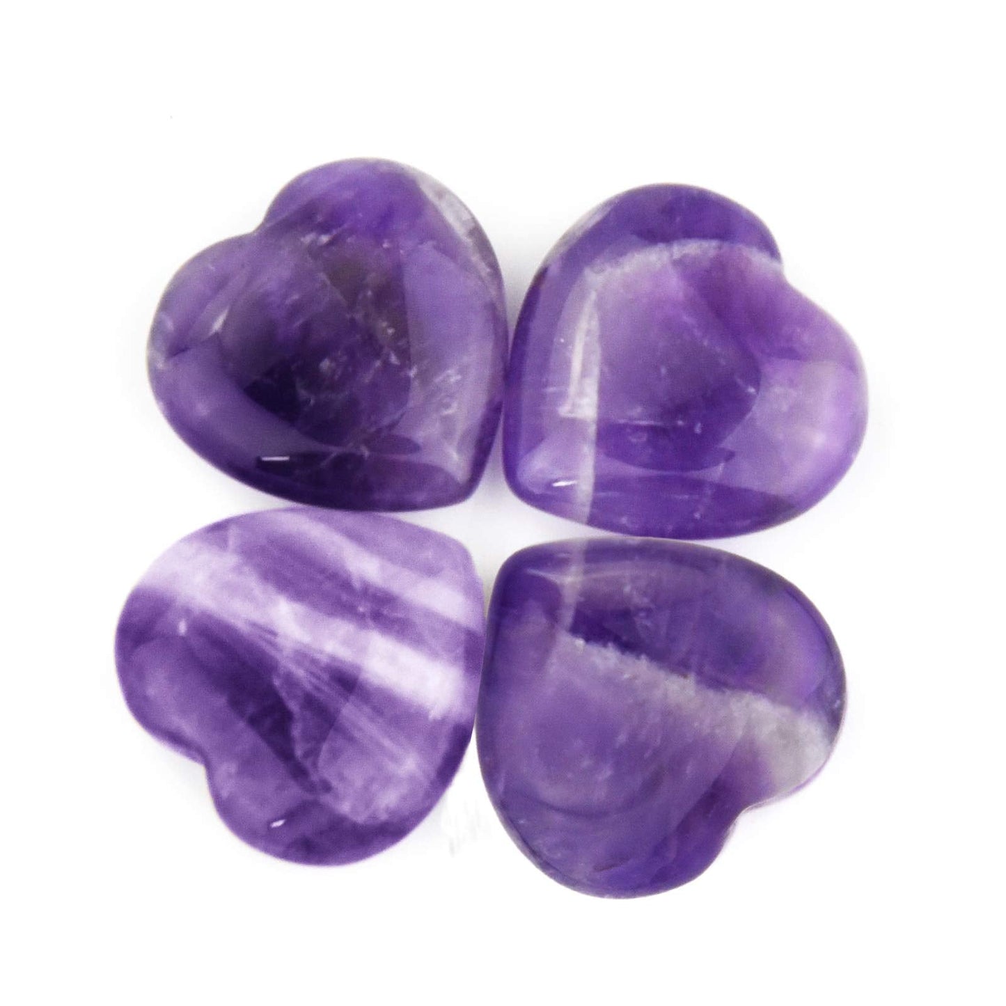 Marrywindix 15 Packs 0.8 Inch Healing Crystal Natural Heart Love Carved Palm Worry Stone Chakra Reiki Balancing