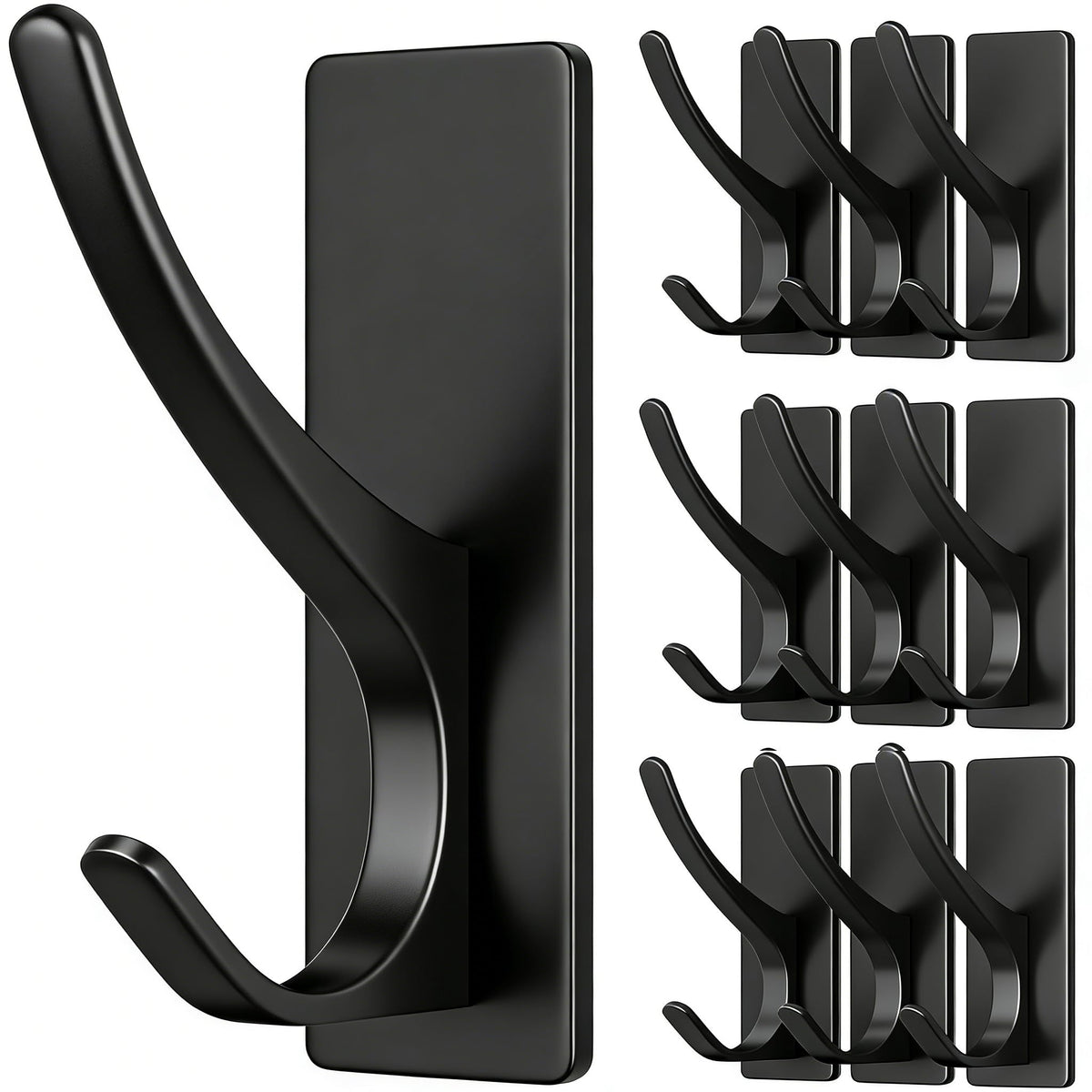 10 Pack Matt Black Self (10 Count)