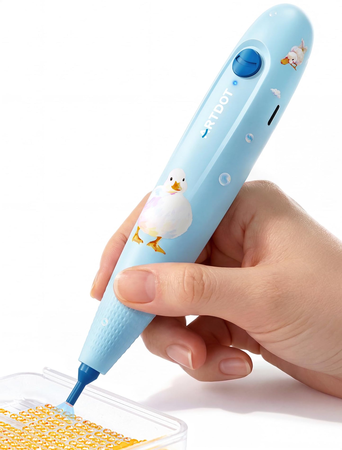 ARTDOT Wireless Vacuum Pen for Diamond Art Kit for Adults, Long-Lasting Electric Pen for Diamond Painting Accessories and Tools