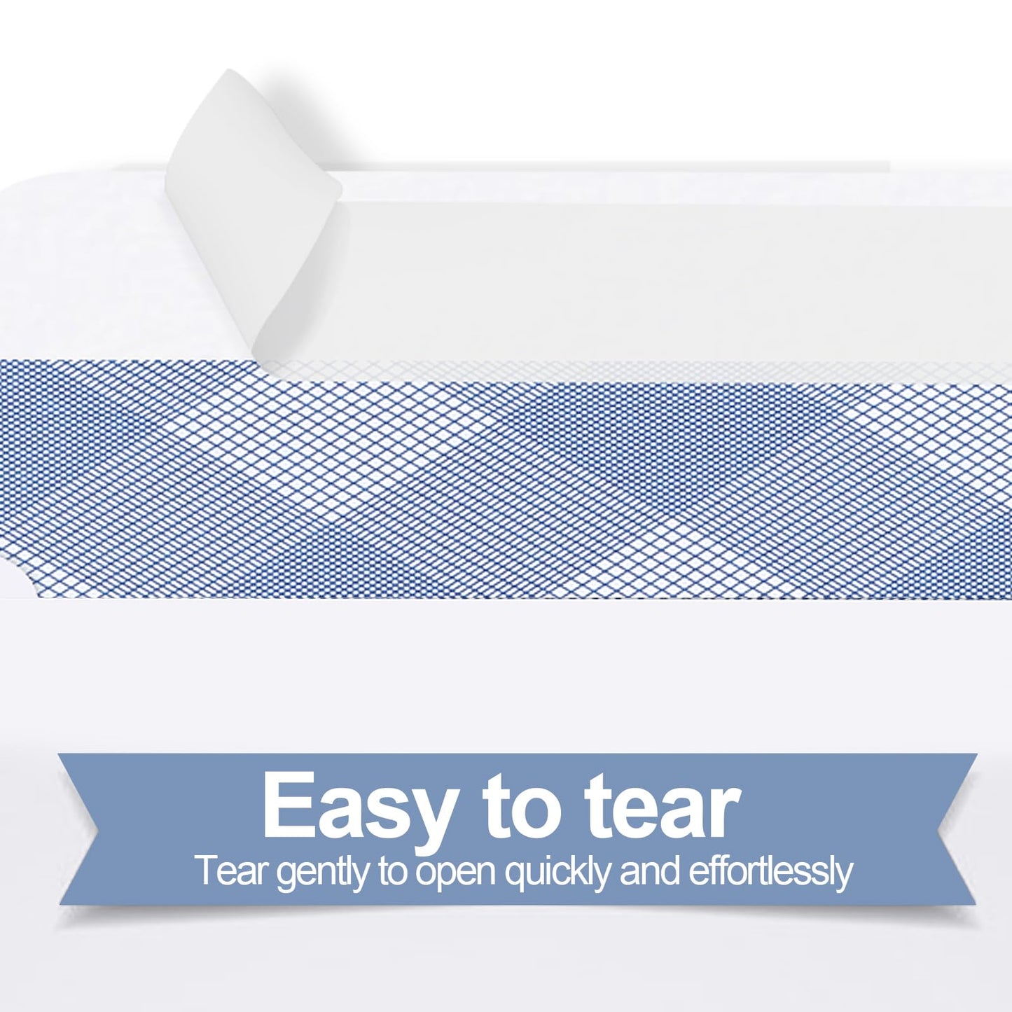 500#10 Single Window Security Envelopes, PANDRI NO.10 Security-Tinted Envelopes Designed for QuickBooks Invoices, Business Statements and Computer Printed Checks-Number 10 Size 4 1/8 Inch X 9 1/2 Inch