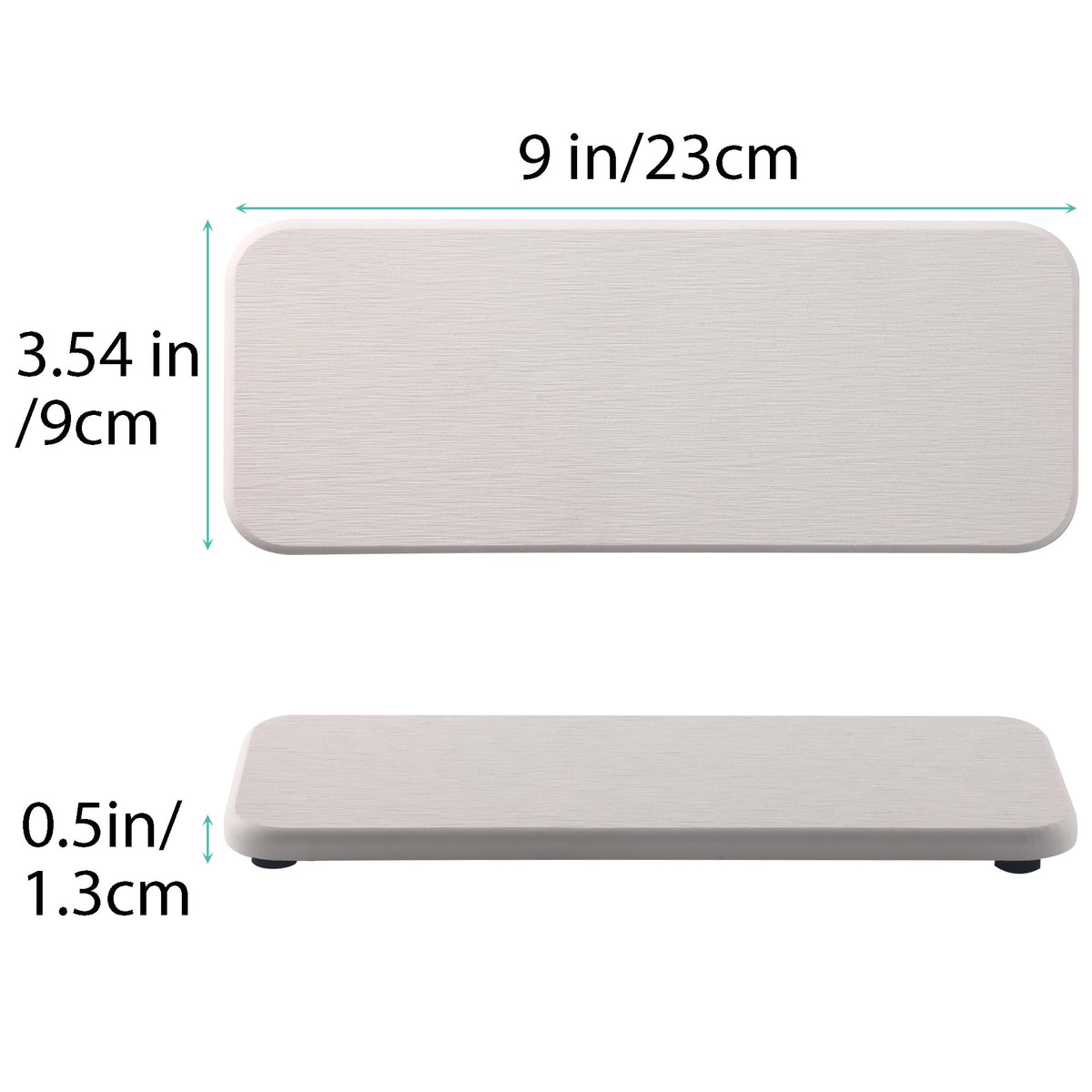 2 Pcs Sink Stone Soap Trays (2 Count)