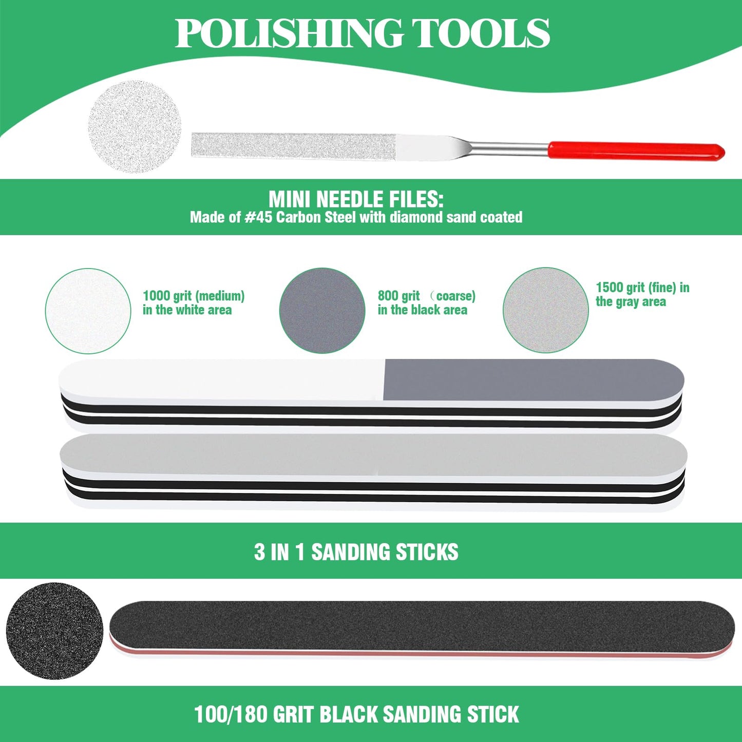 Yauhar 17Pcs Hobby Model Basic Tool Kit Contains Flush Pliers, Mini File, Crafting Knife with Replacement Blades, Tweezers, Professional Modeling Building Fixing Set for Gundam