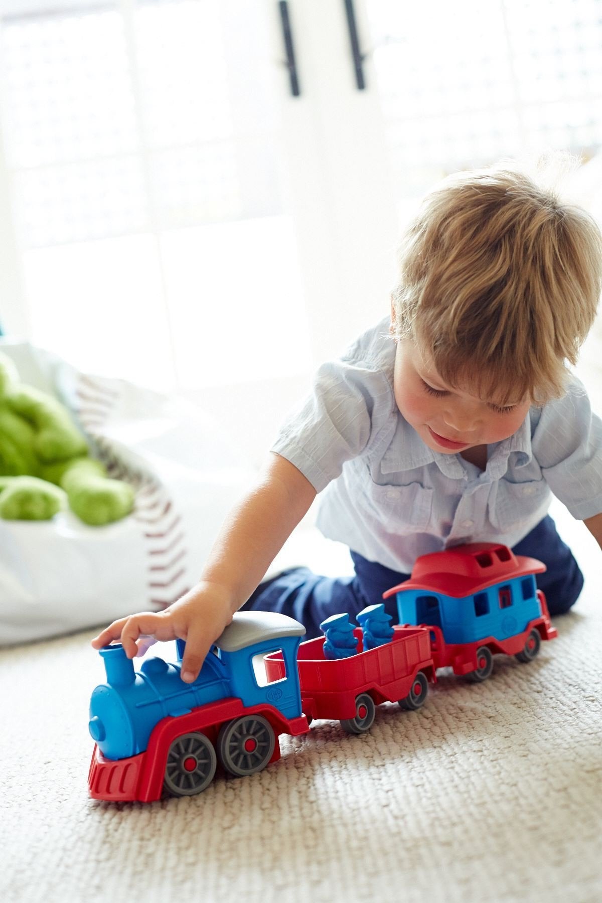 Green Toys Train, Blue