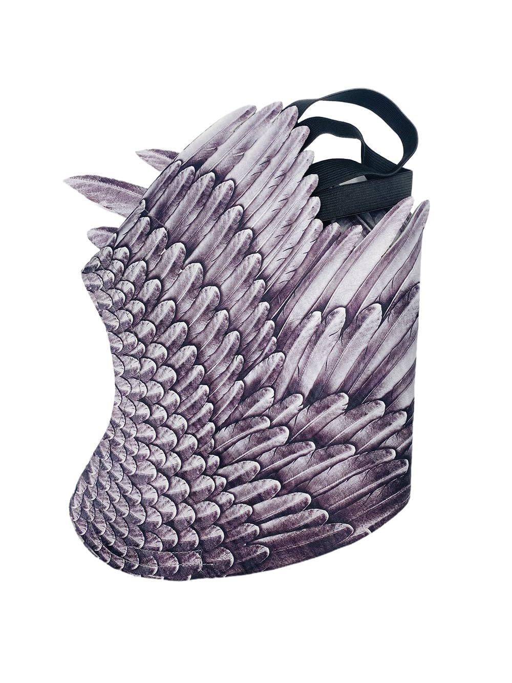 Himine Non-Woven Fabric Festive Party Angel Wings Suitable for Child Decorative Wings (Black)