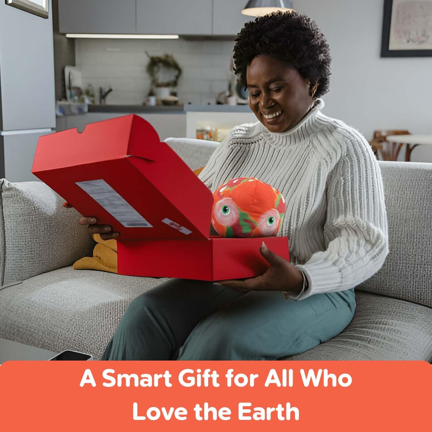 Thunderheads Hot Planet Plushie, Educational Earth Science Plush with Fact Card, STEM Tool for Meteorology, Planet Science and Climate, Eco-Conscious Weather Gift for Educators, & All who Love Nature