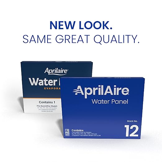 AprilAire 12 Water Panel Humidifier Filter Replacement for AprilAire Whole-House Humidifier Models 112, 224, 225, 440, 445, 445A, 448 (Pack of 10)
