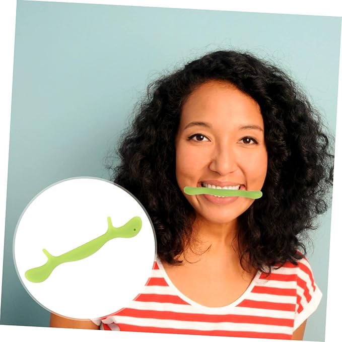 FRCOLOR 2pcs Smile Trainer Silicone Facial Exerciser for Mouth and Lips Shaper and Muscle Trainer for Cheeks Chin and Facial Wrinkles Easy Use Oral Stutter Tool