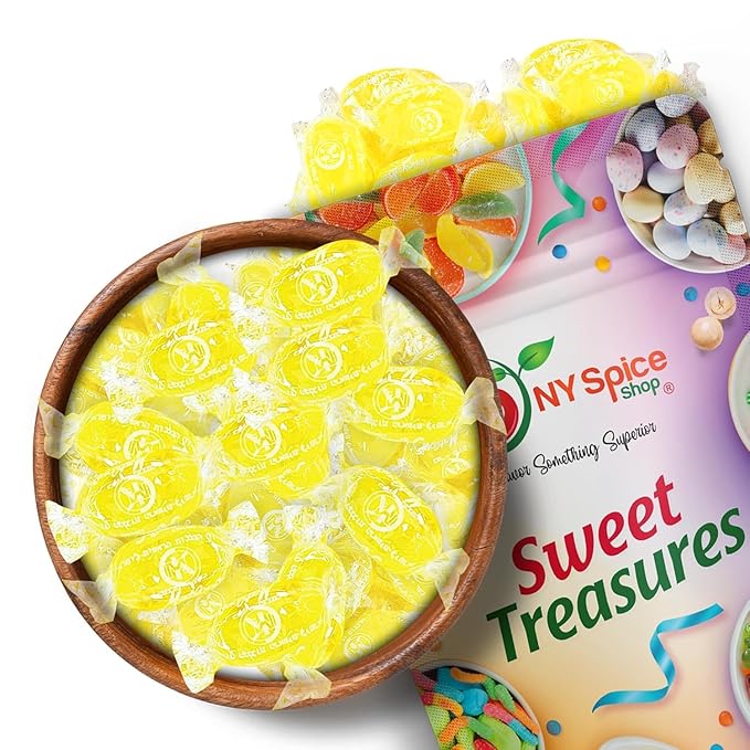 NY Spice Shop Candy Discs Collection (3 Pound (Pack of 1), Sour Lemon Hard Candy)