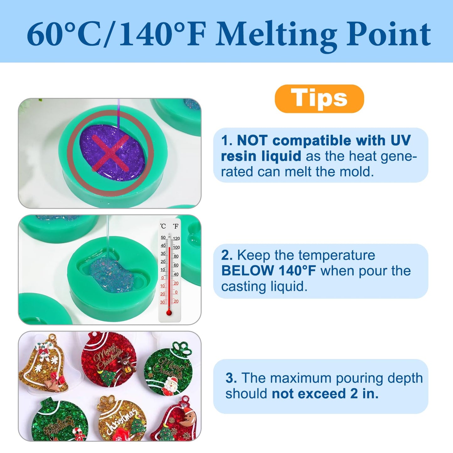 JDiction Remeltable Silicone Mold Making Kit, 35X Reusable Silicone for Mold Making, No Mix, Non-Toxic, Odorless Silicone Rubber for Resin, Epoxy, Picky Pad, Plaster, Soap, Candle, Small Crafts-16oz