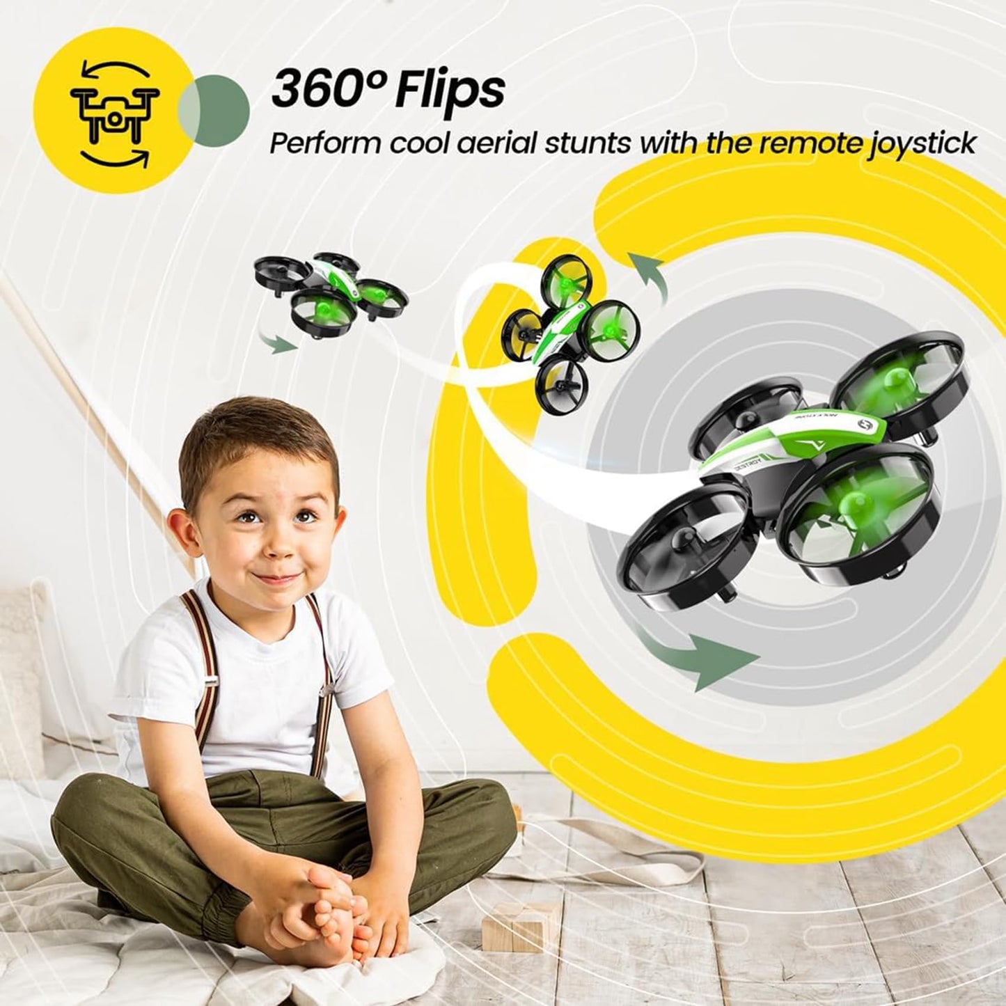 Holy Stone Mini Drone for Kids and Beginners, HS210 Green