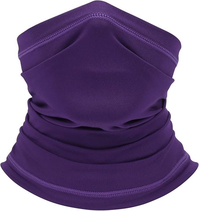 UV Protection Cooling Neck Gaiter Face Mask Scarf for Men - Windproof Neck Cover Bandana Neck Warmer Mask