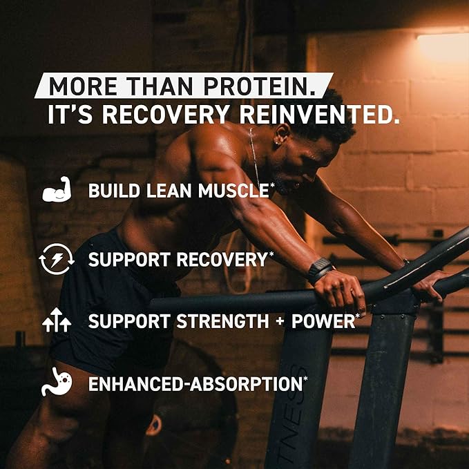 Kaged Post Workout Protein Powder | Re-Kaged | 28g Whey Protein with Creatine, Glutamine & Betaine for Muscle Growth & Recovery | Low Sugar | 20 Servings | Strawberry Lemonade