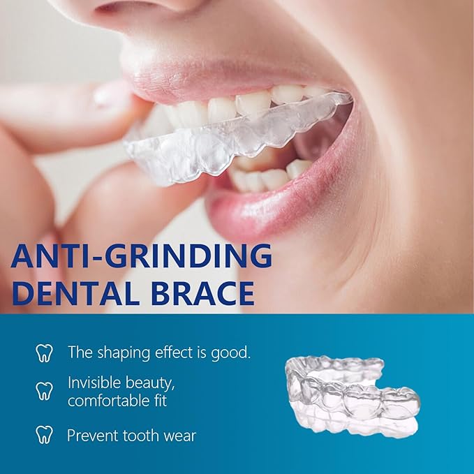 Custom Mouth Guard for Grinding Teeth at Night，2 Pack Comfortable Grinding Guard for Adults Teeth Retainer for Upper and Lower Teeth, BPA-Free, Durable,Easy to Use, for Adults and Teens