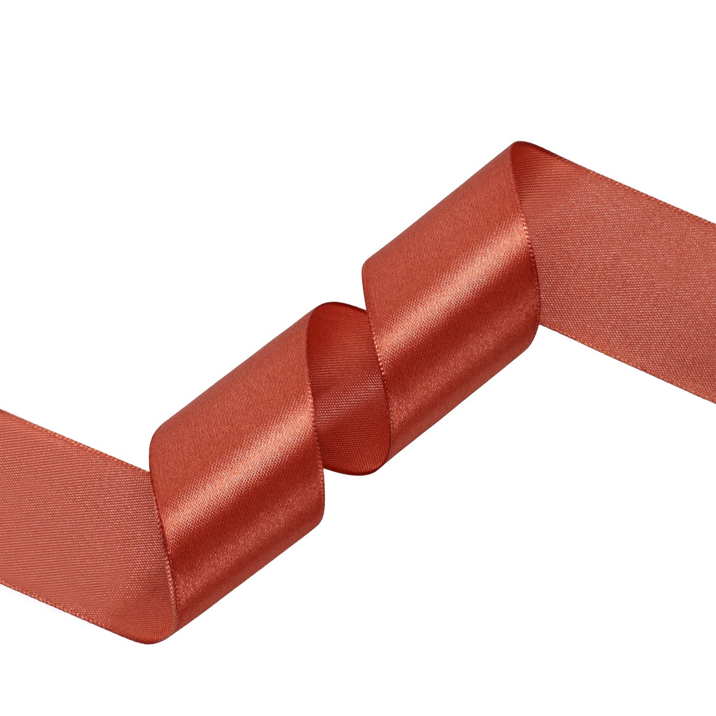 Copper Satin Ribbon 1-1/2 inch X Continuous 100 Yards, Single Face Polyester Ribbon Perfect for Gift Wrapping, Flower Bouquet, Wedding Decor, Crafts, Bow Making, Sewing and More