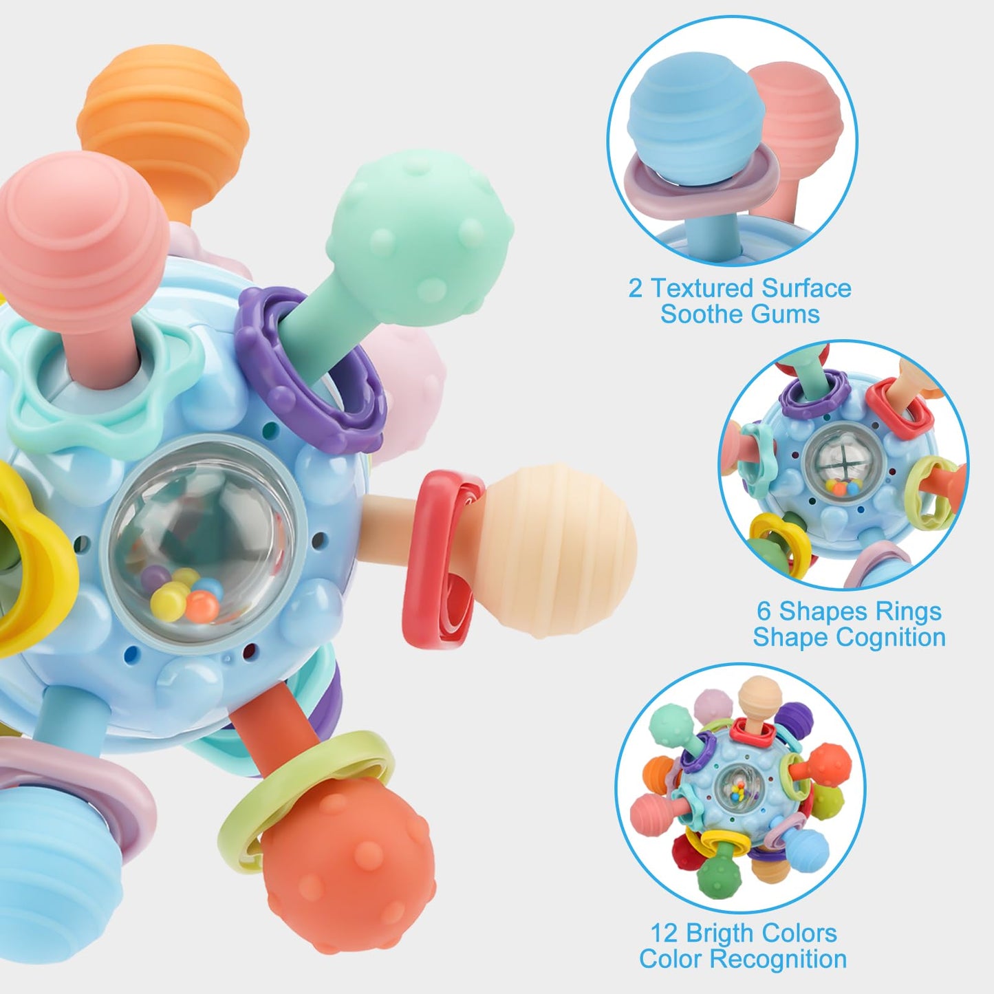 Baby Sensory Toy + Baby Stuffed Musical Caterpillar
