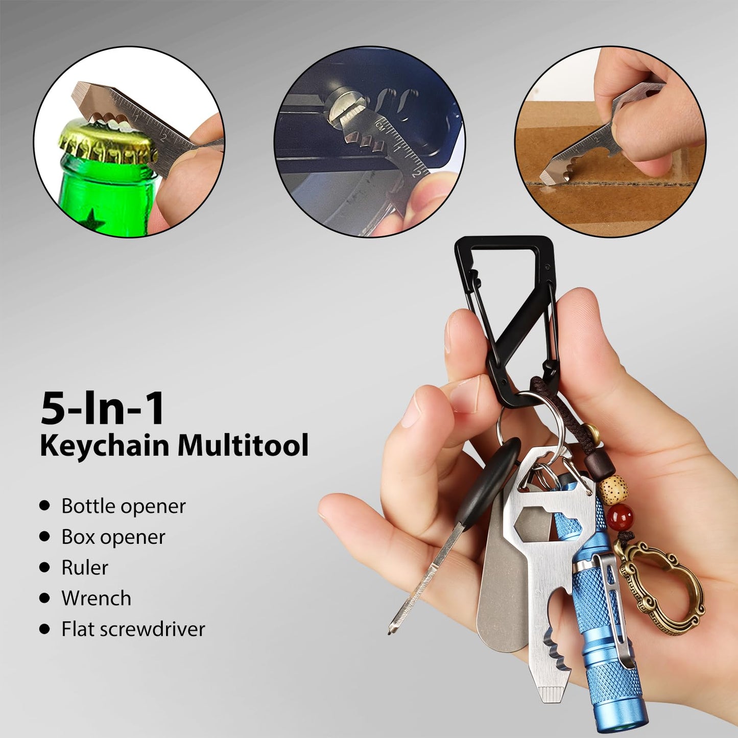 Multitool Gifts for Men, Multi-tool Pliers & Pocket Knife 3-Piece EDC Tool Set Packed with Premium Gift Box for Birthday, Christmas, Father’s Day, Stocking Stuffers for Man