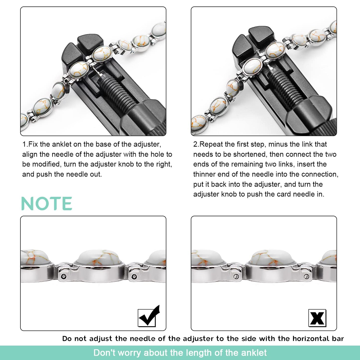 JEROOT Ultra Strength Magnetic Bracelet for Women | 3500-6000 Gauss Neodymium Magnets | Magnetic Therapy Jewelry with Adjustable Tool & Gift Packaging