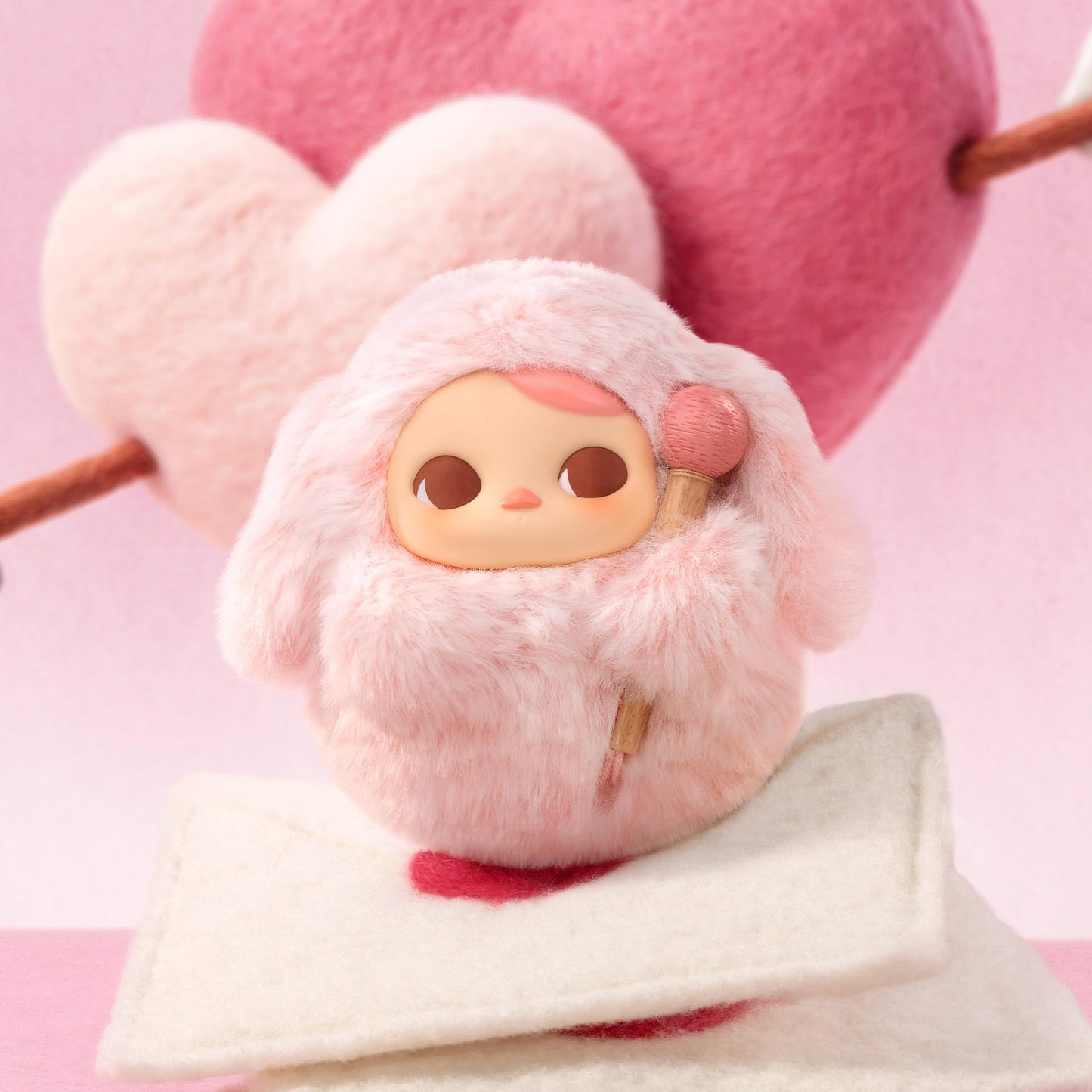 POP MART PUCKY Tap Tap Babies Series-Vinyl Plush Pendant Blind Box Figures, Collectible Toys Home Decorations, Holiday Birthday Gifts for Girls and Boys, Whole Set