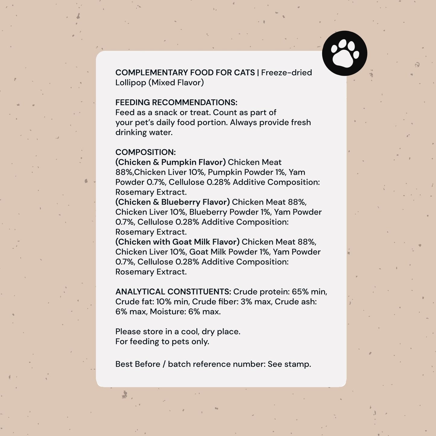 MalsiPree Cat Lollipop Treats - Interactive Cat Toy & Freeze Dried Cat Treats - Fun Suckers & Pops - Healthy Cat Birthday Treats, Cake Alternative & Snack - Food Toppers Chicken & Pumpkin, 18 Pack