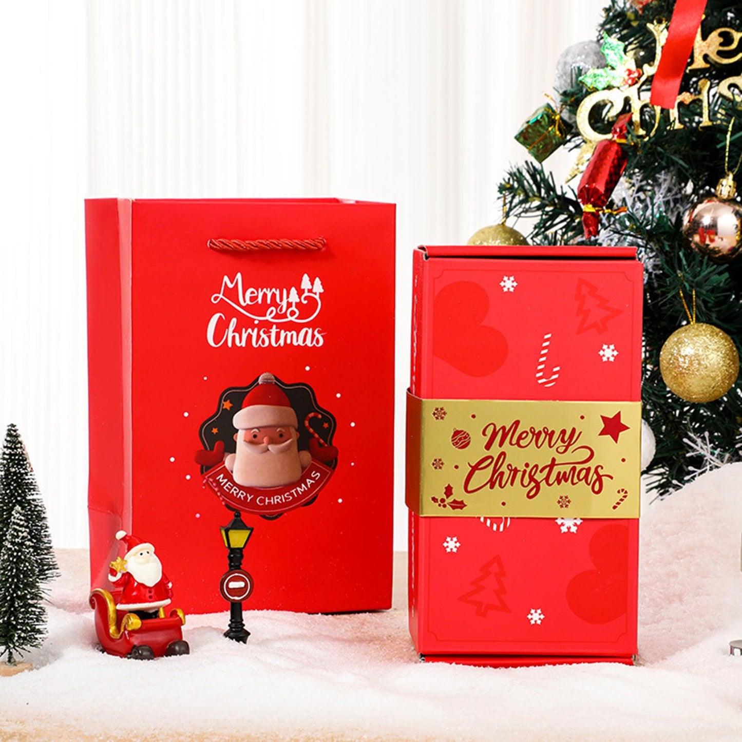 Surprise Gift Box Pop-Up Explosion for Christmas, Birthday, Anniversary & New Year (10 Red Boxes)