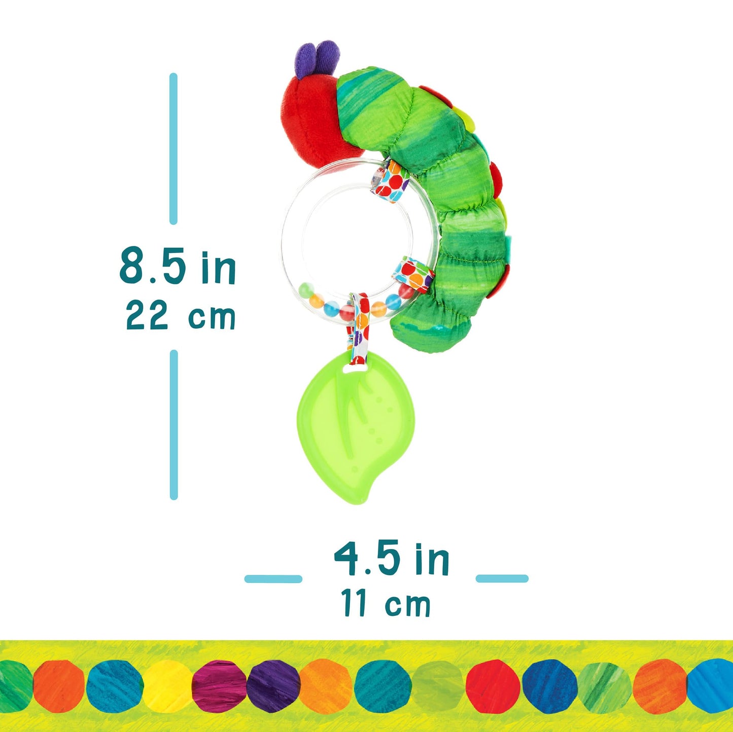 World of Eric Carle, The Very Hungry Caterpillar Ring Rattle