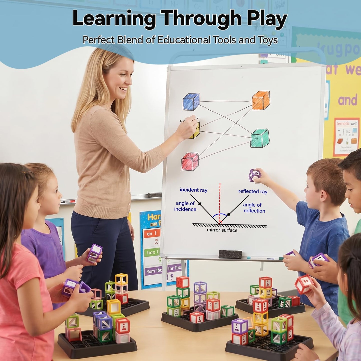 Innovakids Laser Maze - STEM Logic Toys for Ages 8-13, 60+ Challenges Puzzle Games, Great 8-13 Years Old Children Gift to Develop Spatial Imagination Problem-Solving Concentration, Team/Solo Play