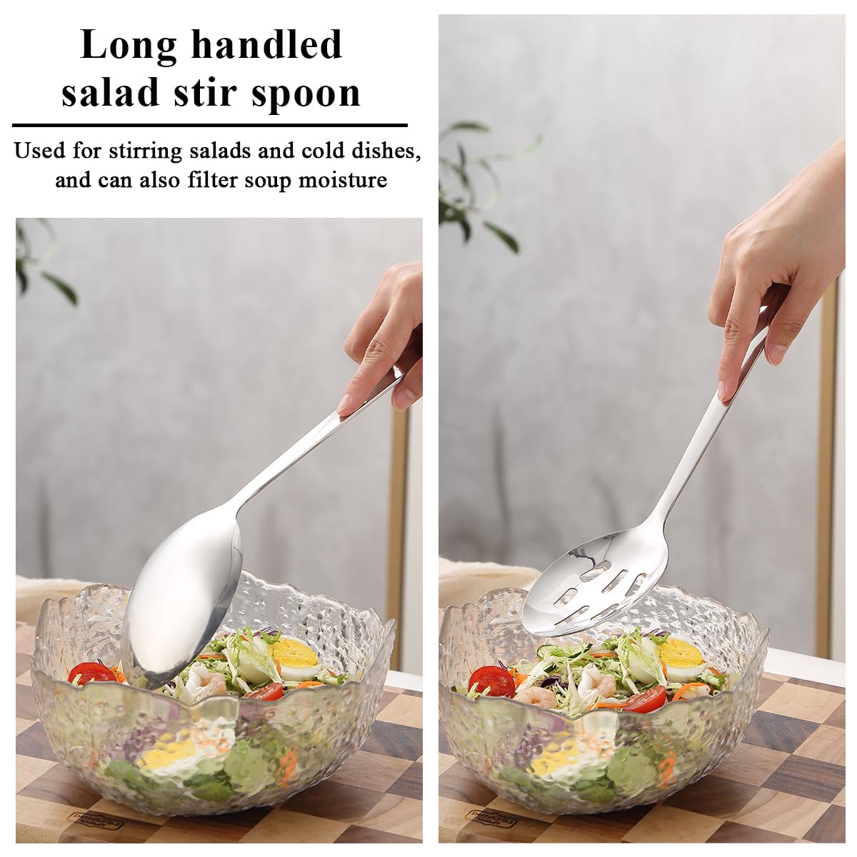 Evanda Kitchen Utensils Set 6pcs, Stainless Steel Cooking Utensils Set, Heavy Duty Kitchen Tools Spatulas Set, Home Essentials Kitchen Gadgets Accessories