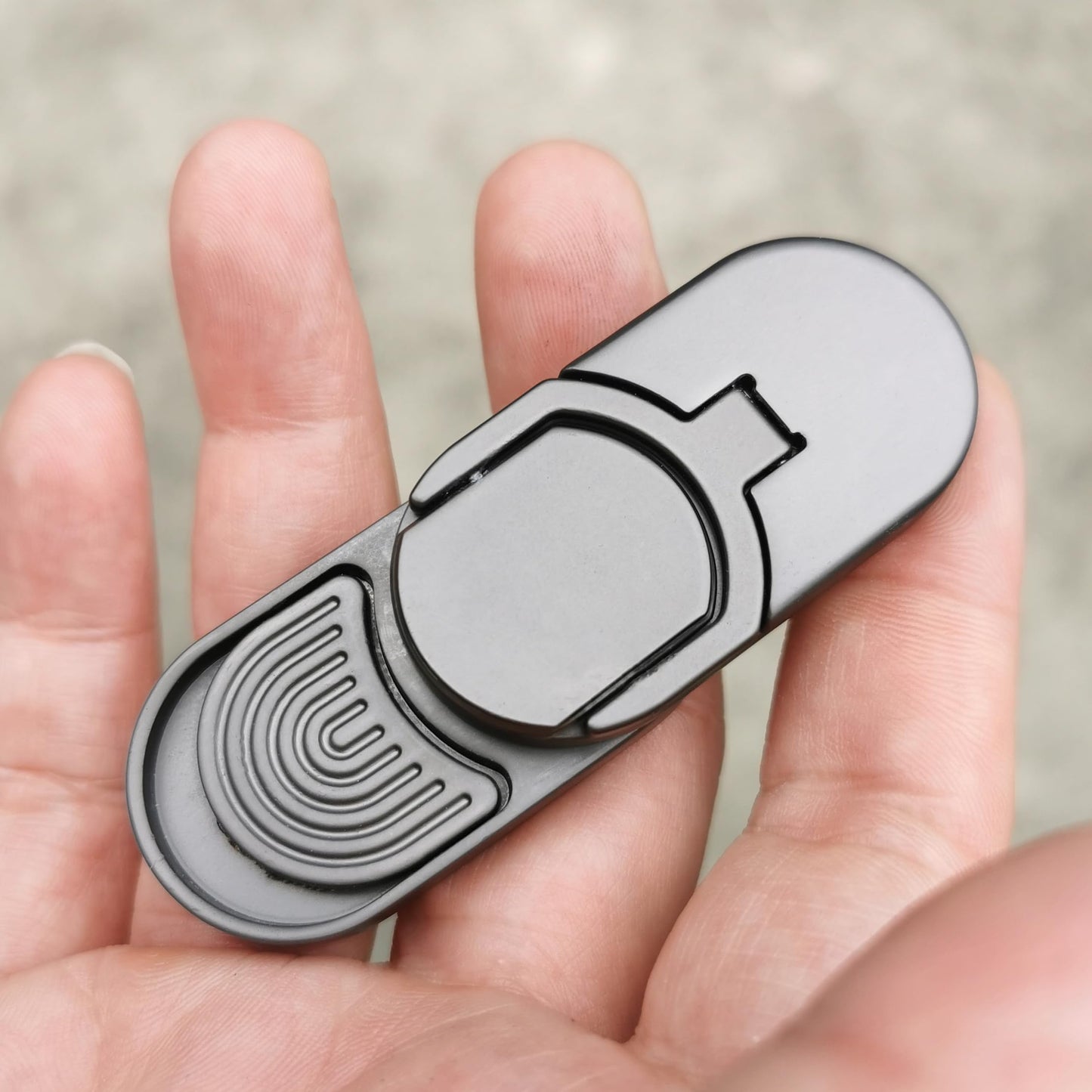 T-Conceal EDC Fidget Sliders Fidget Toys Stress Relief for Adults Magnetic Metal Target Push Slider Finger Push Spin Coins Decompression Toys EDC Haptic Slider