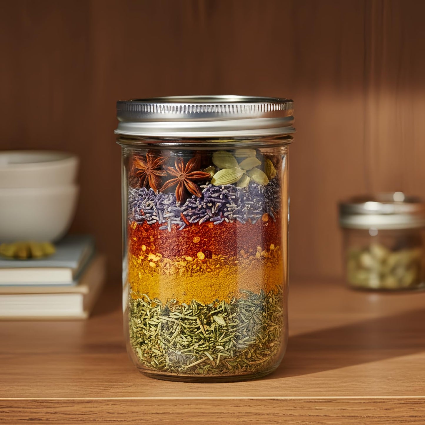 Jumterlee Wide Mouth Mason Jars 16 oz (12 Pack) - Overnight Oat Jars with Airtight 2-Piece Metal Lids, Suitable for Pickling, Meal Prep, Storage, DIY Crafts & Water Bath Canning