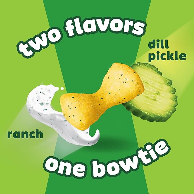 Pringles Mingles Puffed Snacks, Dill Pickle and Ranch, Salty Snacks (6 Bags)